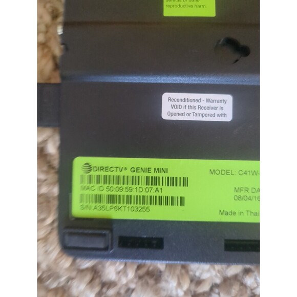 Direct TV System/Bundle Wireless Video Bridge,1 Genie Mini, 2 Remotes Cords - Picture 5 of 12